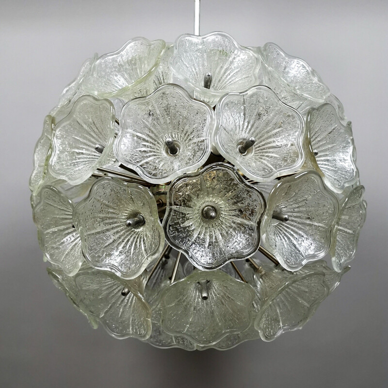 Murano glass vintage sputnik chandelier 1960s