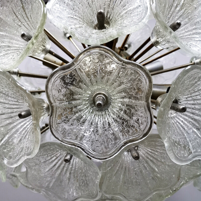 Murano glass vintage sputnik chandelier 1960s