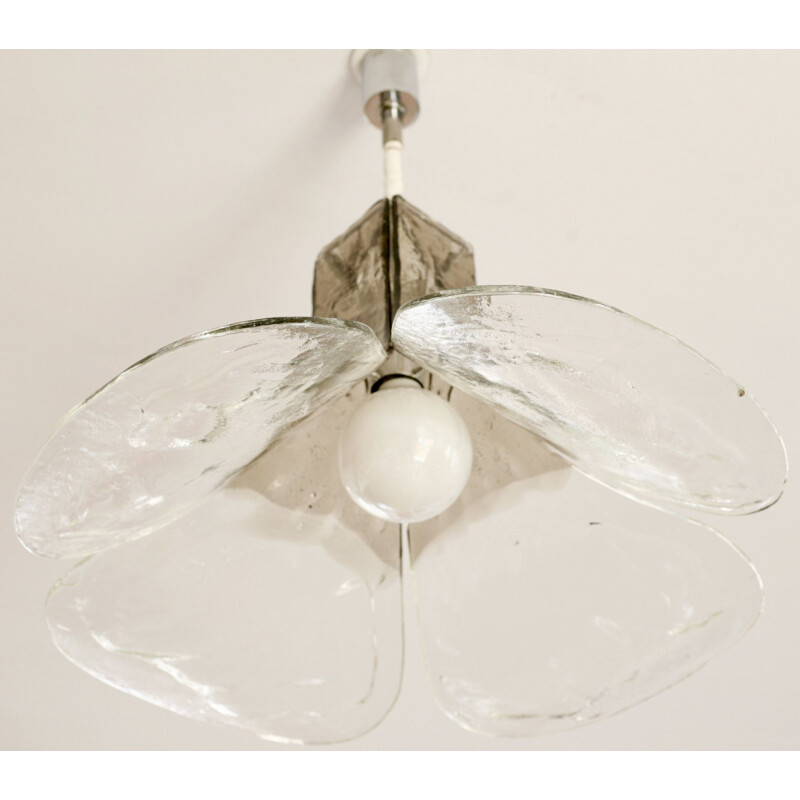 Italian vintage chandelier for by Carlo Nason Mazzeaga in Murano glass