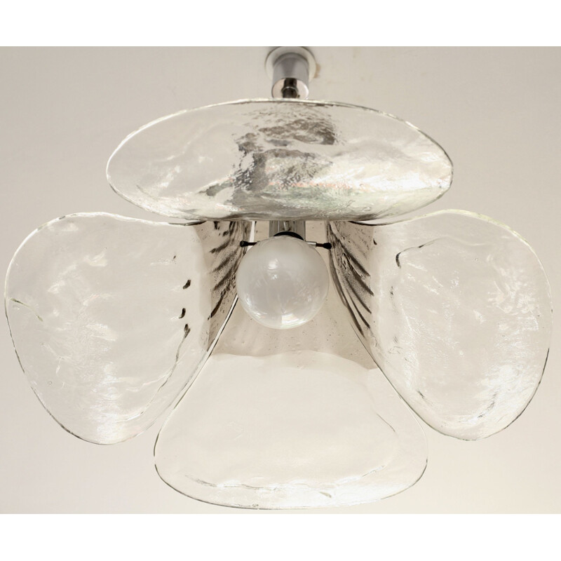 Italian vintage chandelier for by Carlo Nason Mazzeaga in Murano glass