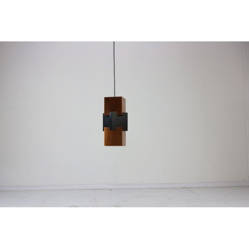 Suspension vintage Kubus par Jo Hammerborg pour Fog & Morup Danemark