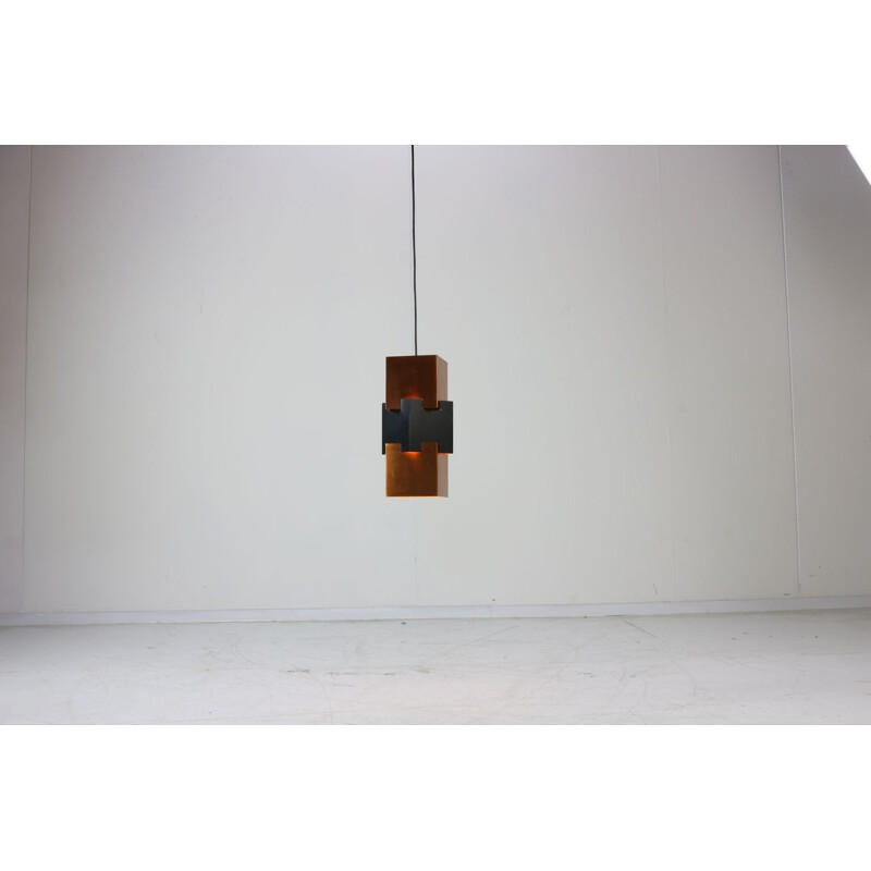 Suspension vintage Kubus par Jo Hammerborg pour Fog & Morup Danemark