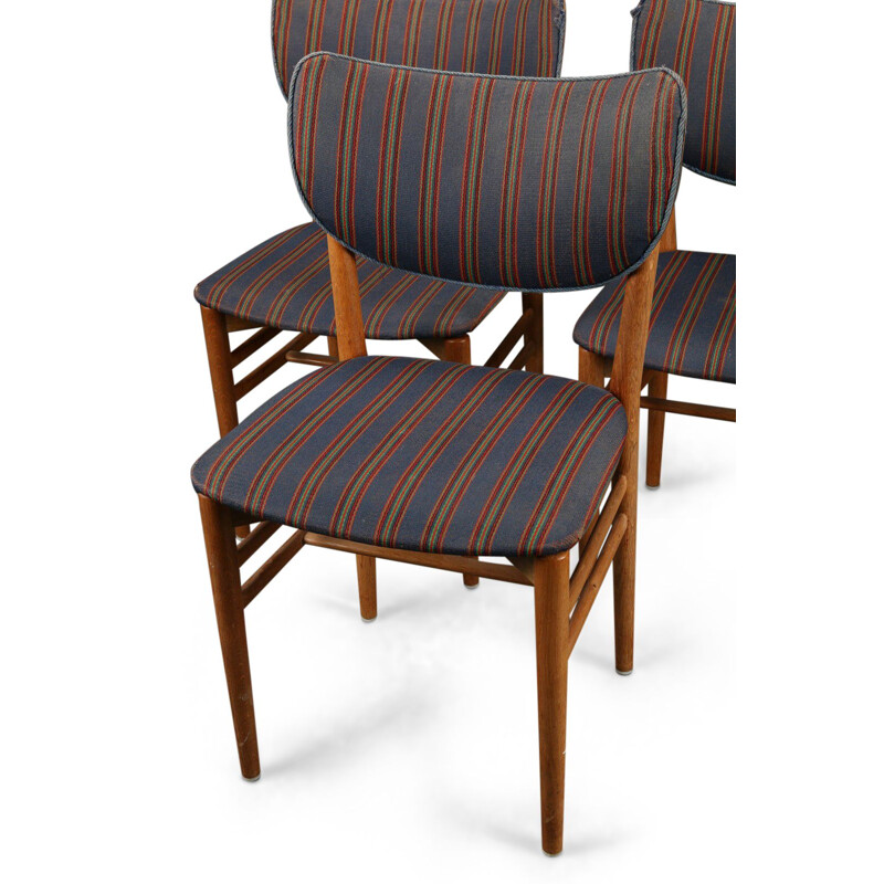 Set of 4 vintage chairs - NIELS KOPPEL