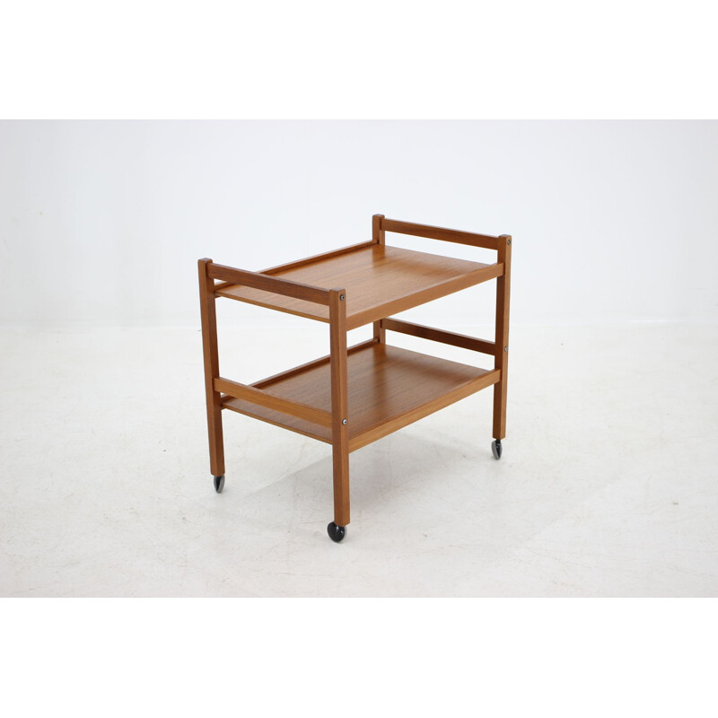 Vintage bar trolley in teak Denmark 1960s