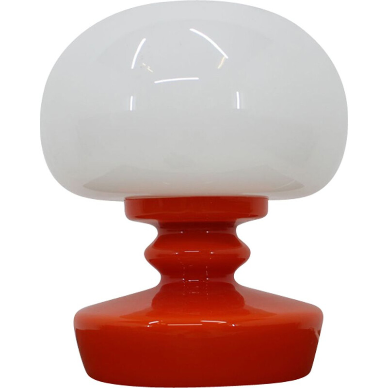 Vintage Design glass table lamp - 1970s