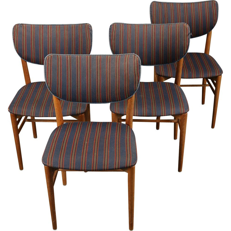 Suite de 4 chaises vintage - NIELS KOPPEL