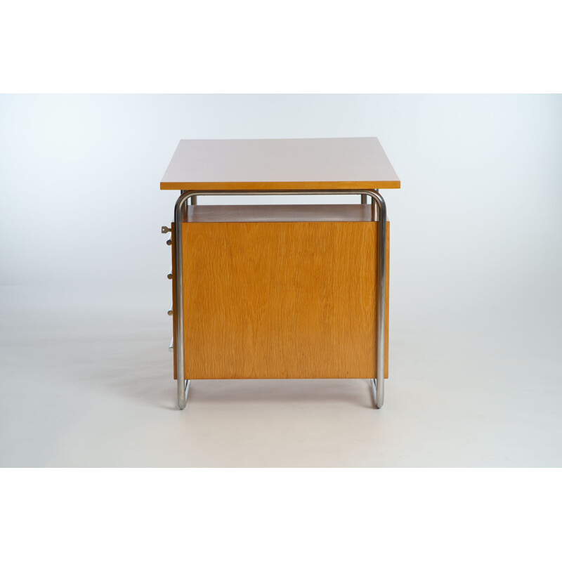 Vintage desk tubular steel from Vichr & Co. 1930s