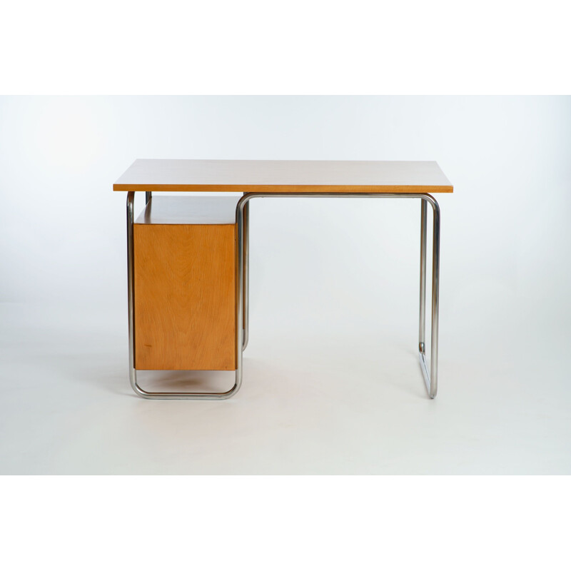Vintage desk tubular steel from Vichr & Co. 1930s