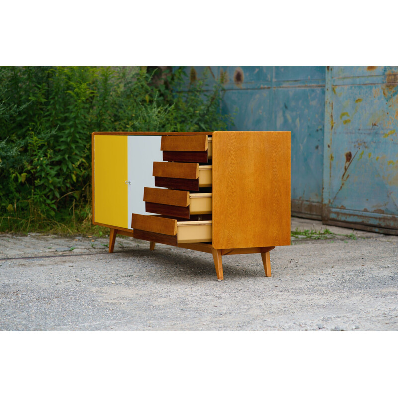 Vintage sideboard U-460 by Jiri Jiroutek for Interier Praha, 1960s