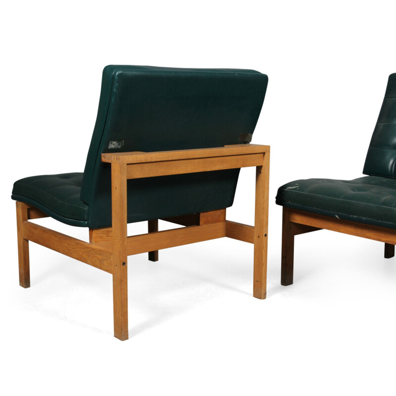 Paire de fauteuils vintage Torben Lind et Ole Gjerløv-Knudsen par France & Son
