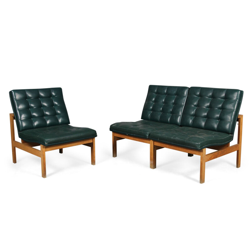 Pair of vintage armchairs Torben Lind and Ole Gjerløv-Knudsen by France & Son