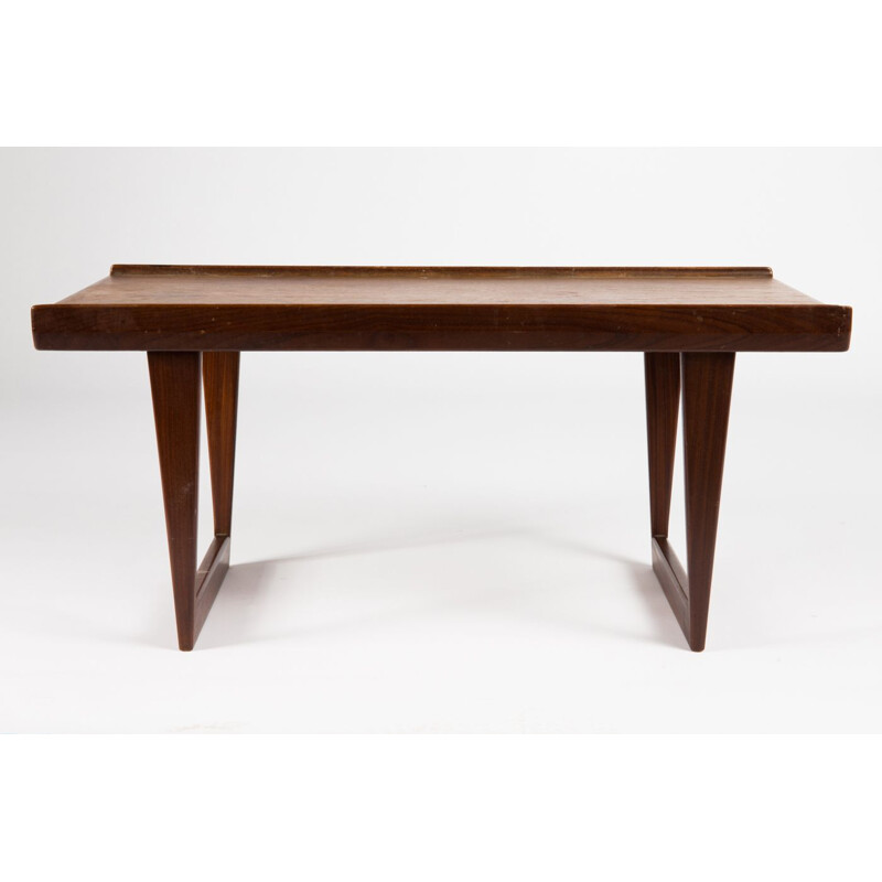 Vintage scandinavian coffee table by Lovig-Nielsen in teak 1950