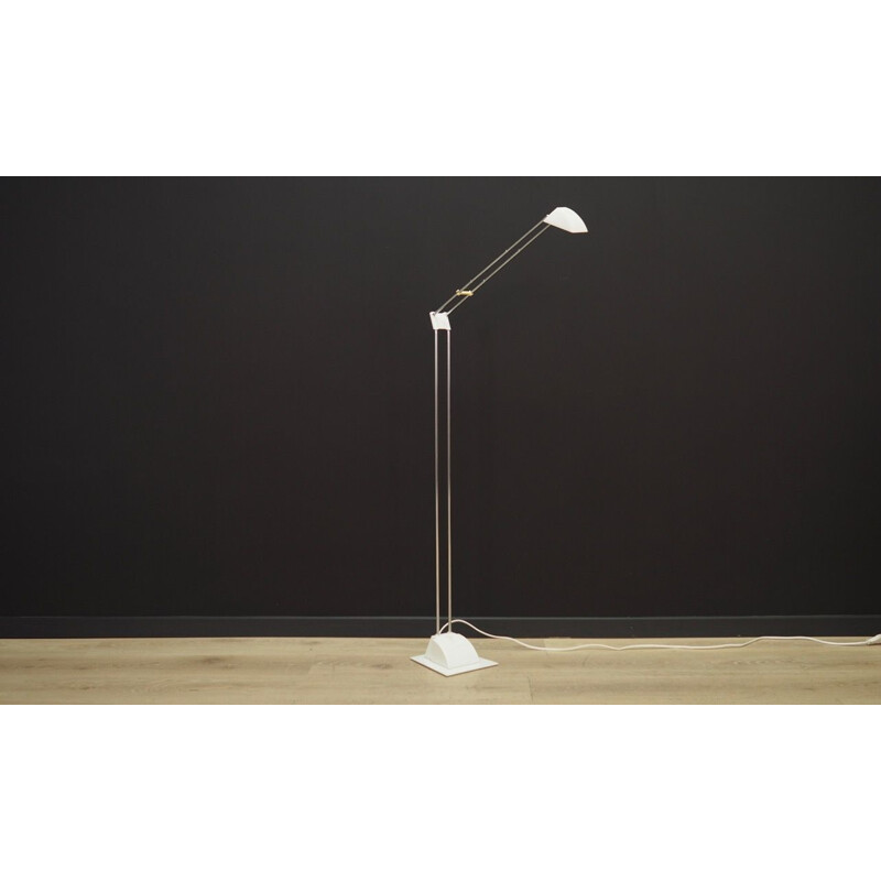 Vintage danish floorlamp in metal and plastic 1970s