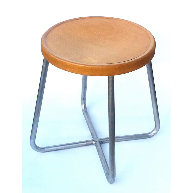 Vintage stool Hn 6 by Mucke-Melder, Czechoslovakia