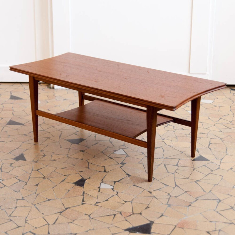 Vintage Scandinavian coffee table 91cm