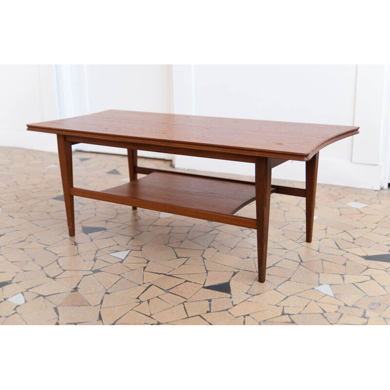 Vintage Scandinavian coffee table 91cm
