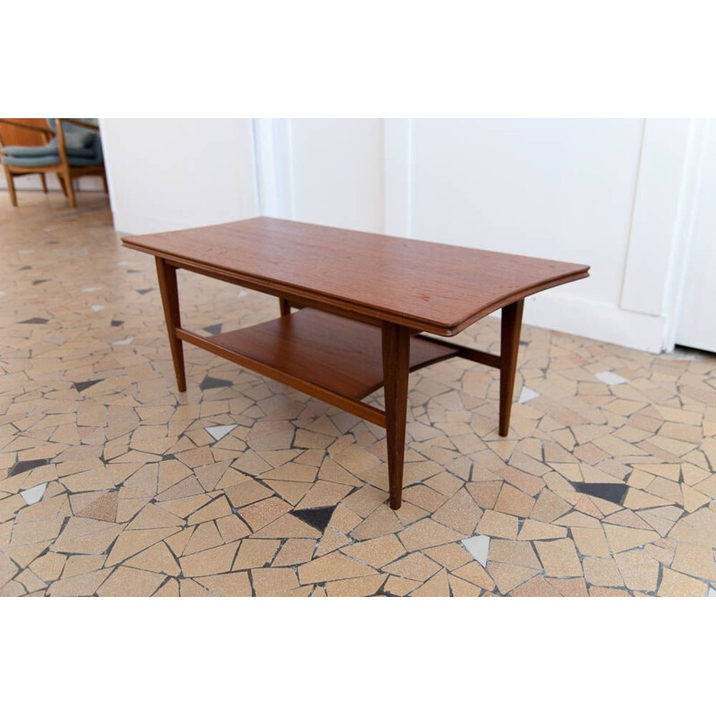 Vintage Scandinavian coffee table 91cm