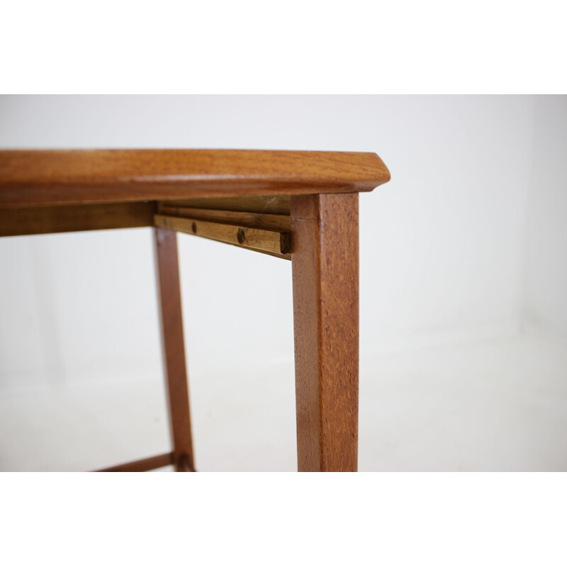 Vintage Teaktile nesting tables, Denmark - 3 pieces