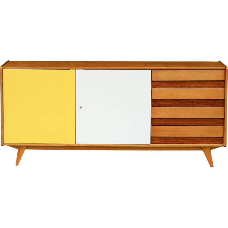 Vintage sideboard U-460 by Jiri Jiroutek for Interier Praha, 1960s