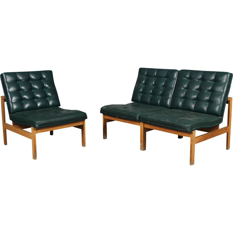 Pair of vintage armchairs Torben Lind and Ole Gjerløv-Knudsen by France & Son