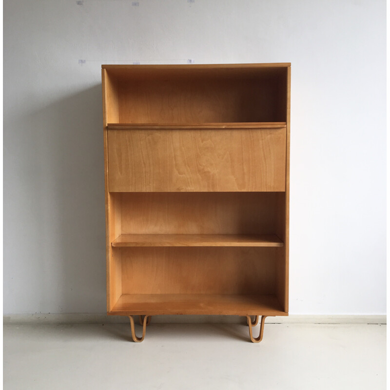 Pastoe vintage secretary in birchwood, Cees BRAAKMAN - 1950s