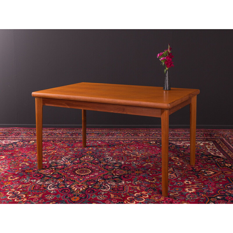 Table vintage danoise en bois de teck 1960