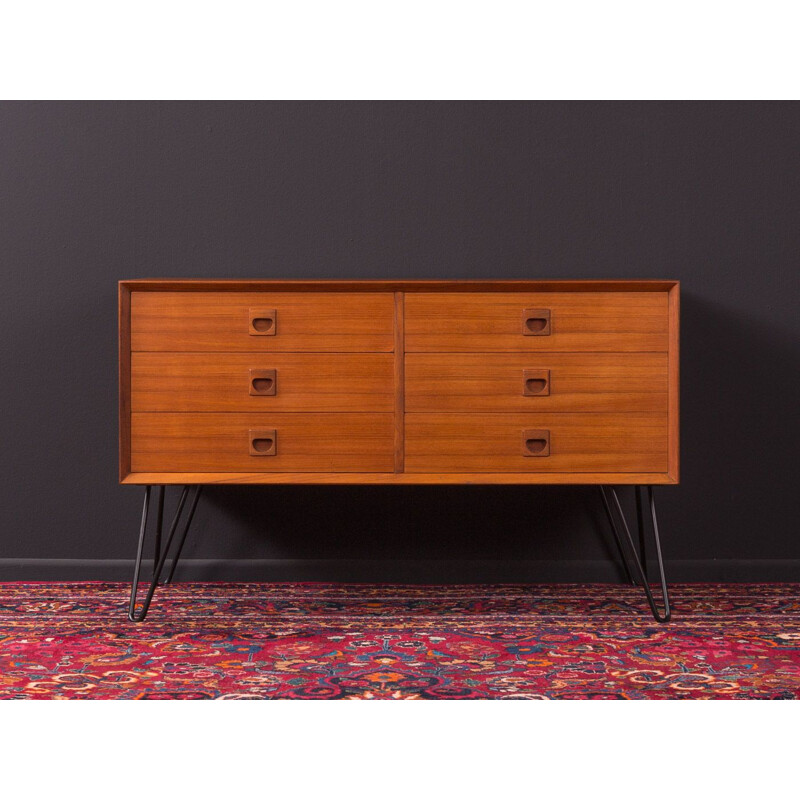 Vintage chest of drawers in teak by Brouer Møbler Denmark 1960s