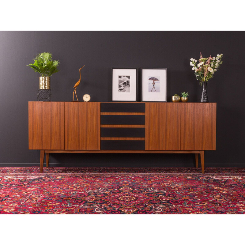 Vintage sideboard in walnut Germany 1960s