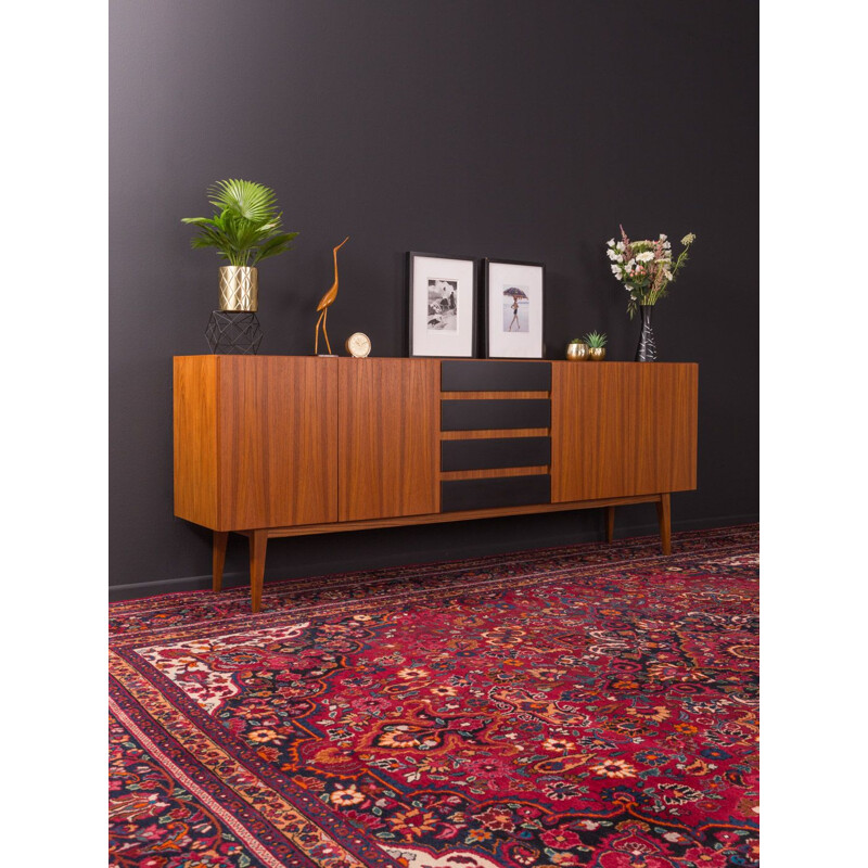 Vintage sideboard in walnut Germany 1960s