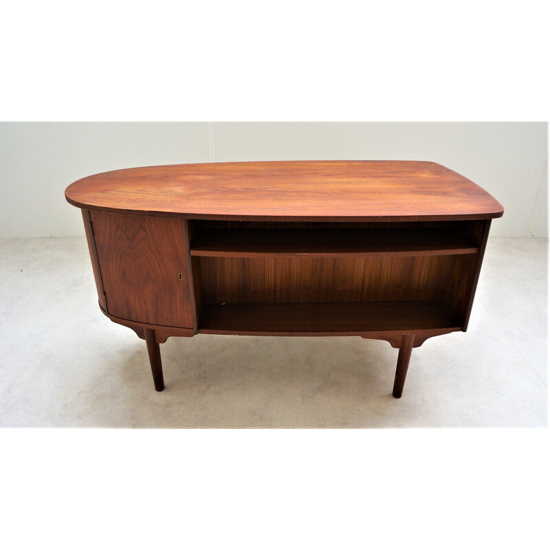 Vintage desk in teak Scandinavian 1960