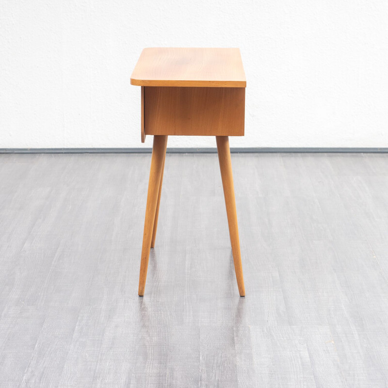 Vintage console table in ash 1950s 