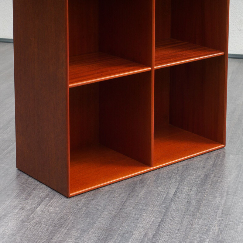 Vintage bookcase in mahogany Germany 1970s 