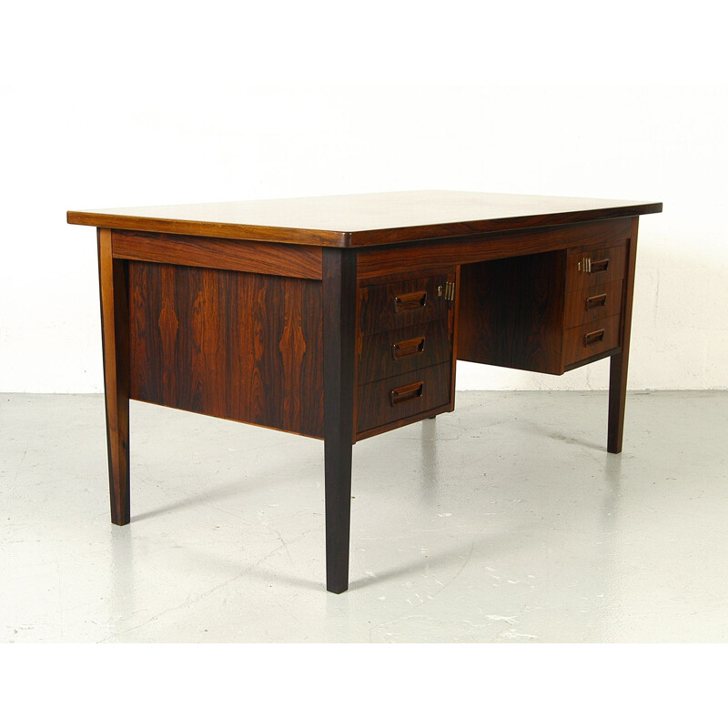 Vintage danish desk in rosewood 1960s