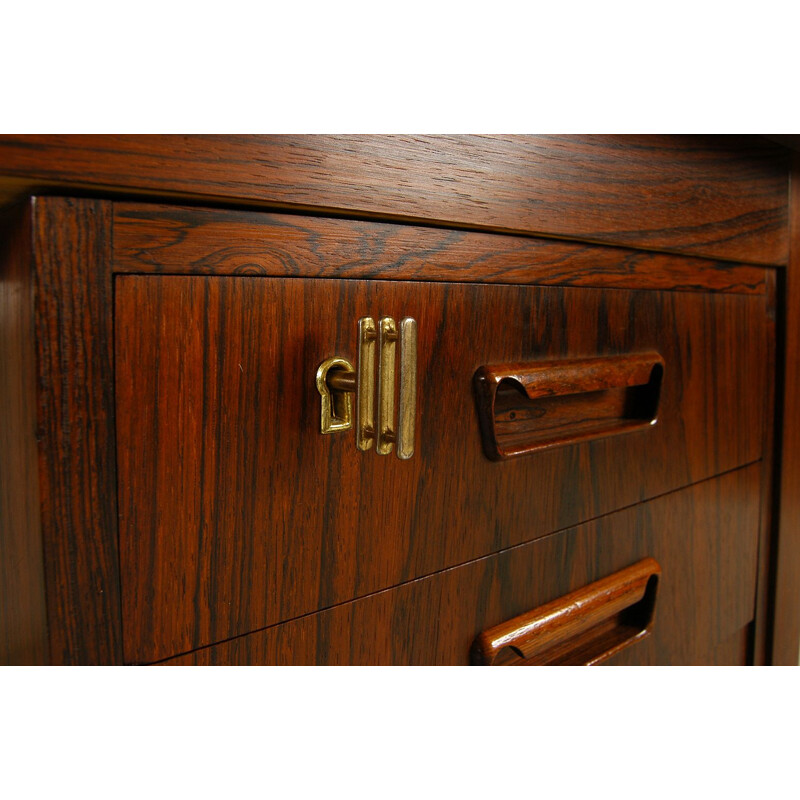 Vintage danish desk in rosewood 1960s