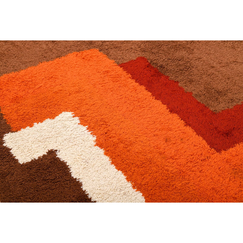 Vintage Koronga carpet by Reichel in wool 1970s