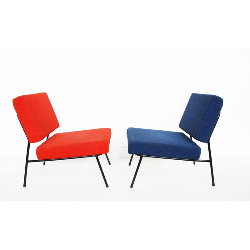 Pair of low chairs Airborne - 1960s