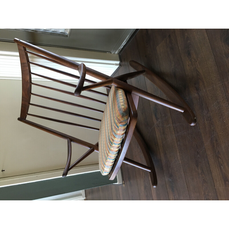 Vintage danish rocking chair for Bramin in teakwood