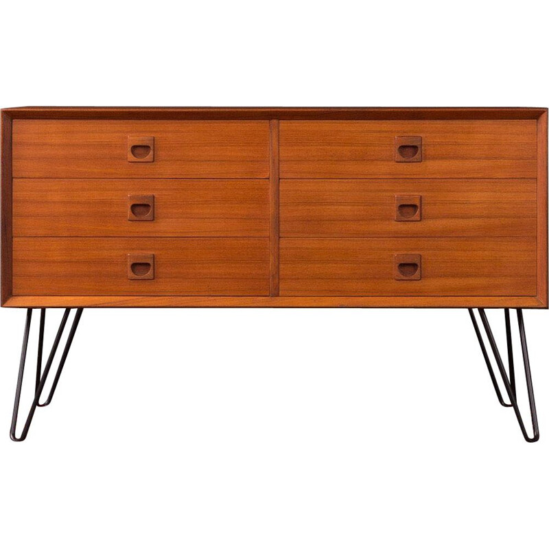 Vintage chest of drawers in teak by Brouer Møbler Denmark 1960s