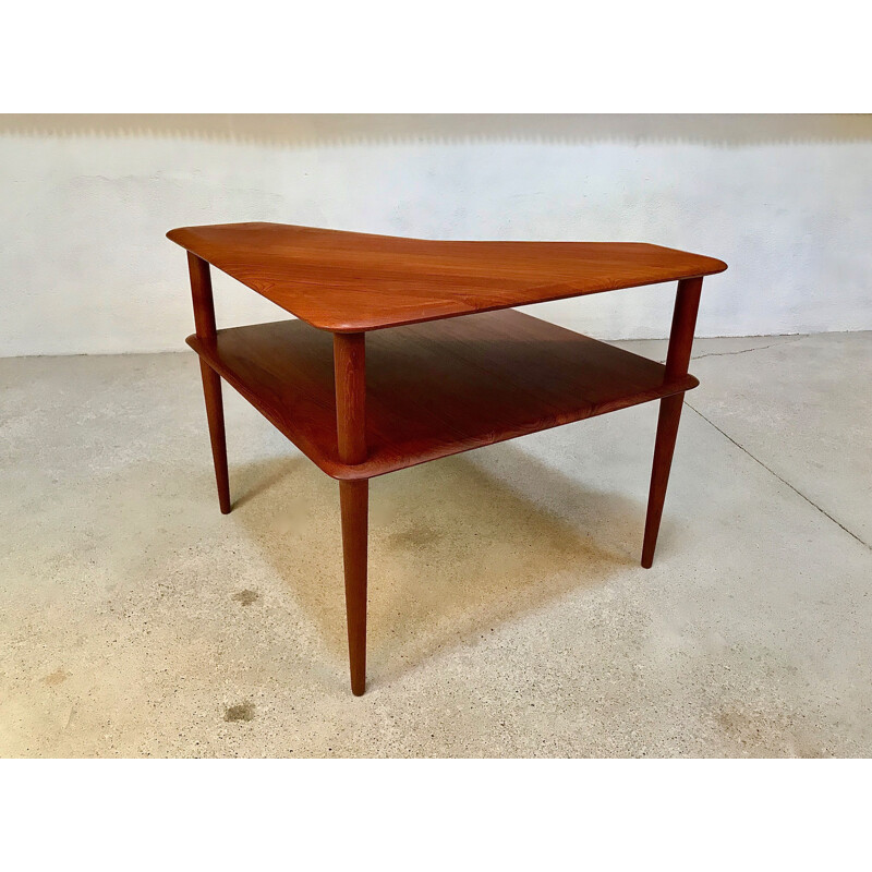 Mesa auxiliar danesa vintage de Peter Hvidt y Orla Molgaard-Nielsen para France et Søn, 1960