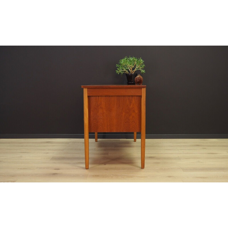 Bureau vintage en teck 1960-70s