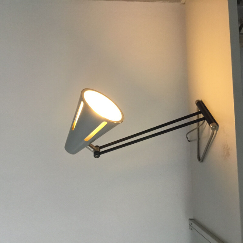 Vintage-Schreibtischlampe von H. Th. J. A. Busquet für Hala 1960er Jahre