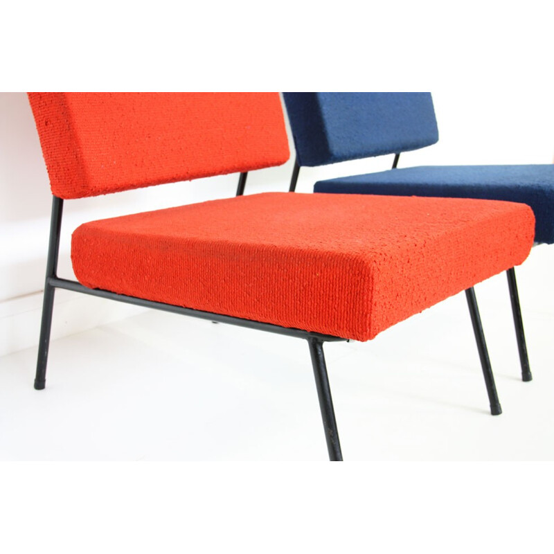 Pair of low chairs Airborne - 1960s