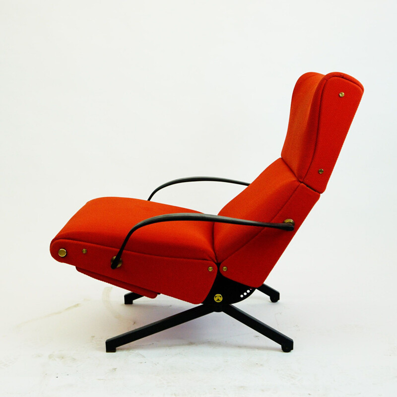 Vintage lounge chair P 40 by Osvaldo Borsani for Tecno Italy 1950s