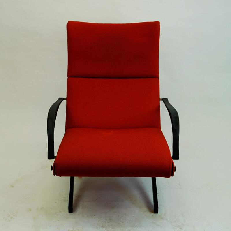 Vintage lounge chair P 40 by Osvaldo Borsani for Tecno Italy 1950s