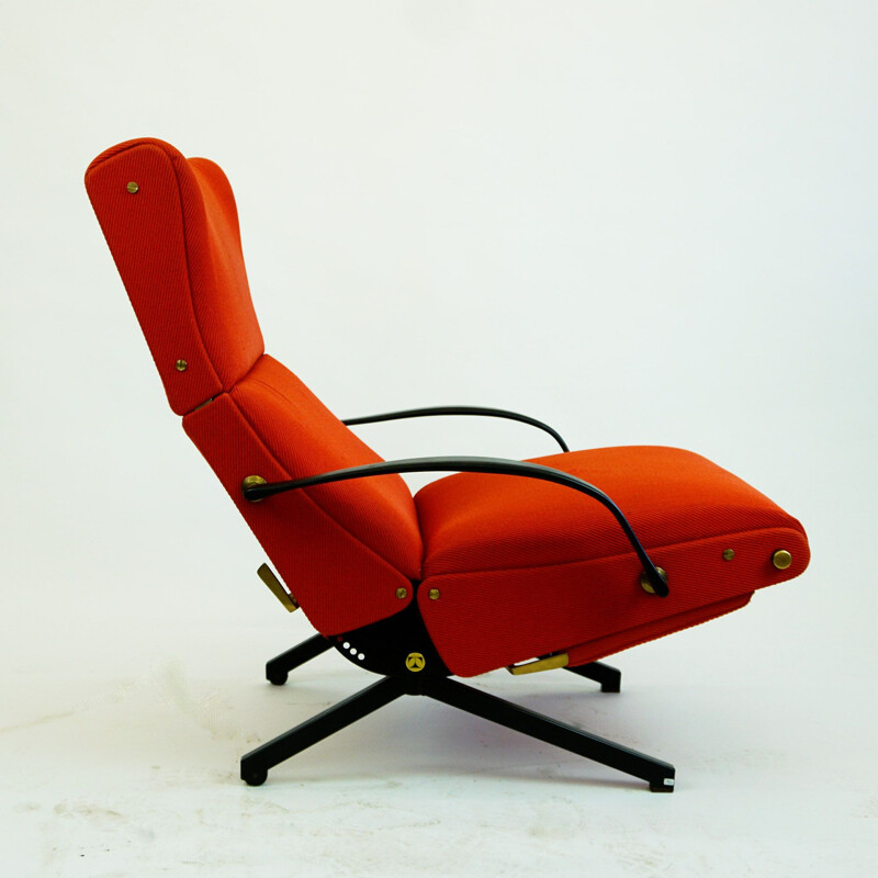 Vintage lounge chair P 40 by Osvaldo Borsani for Tecno Italy 1950s