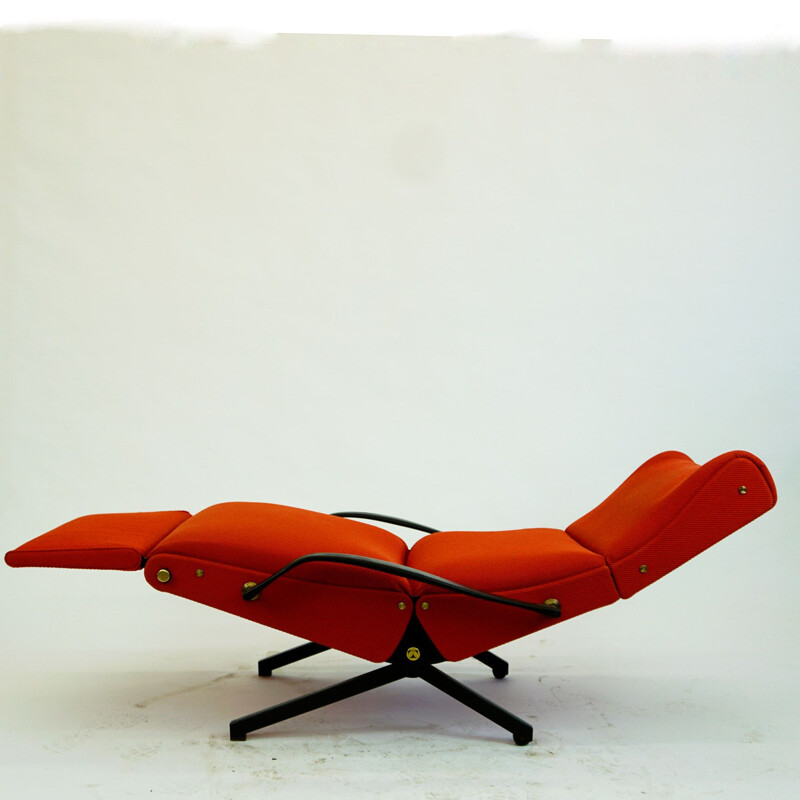 Vintage lounge chair P 40 by Osvaldo Borsani for Tecno Italy 1950s