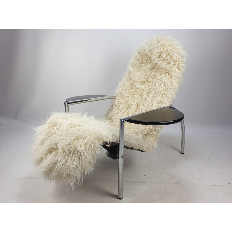 Noe vintage adjustable lounge chair by Ammanati and Vitelli for Moroso, 1980