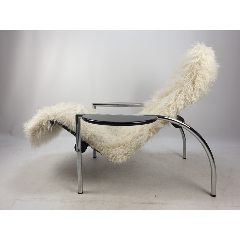 Fauteuil lounge vintage Noe ajustable par Ammanati et Vitelli pour Moroso, 1980