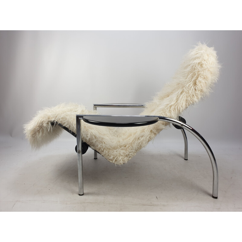 Noe vintage adjustable lounge chair by Ammanati and Vitelli for Moroso, 1980