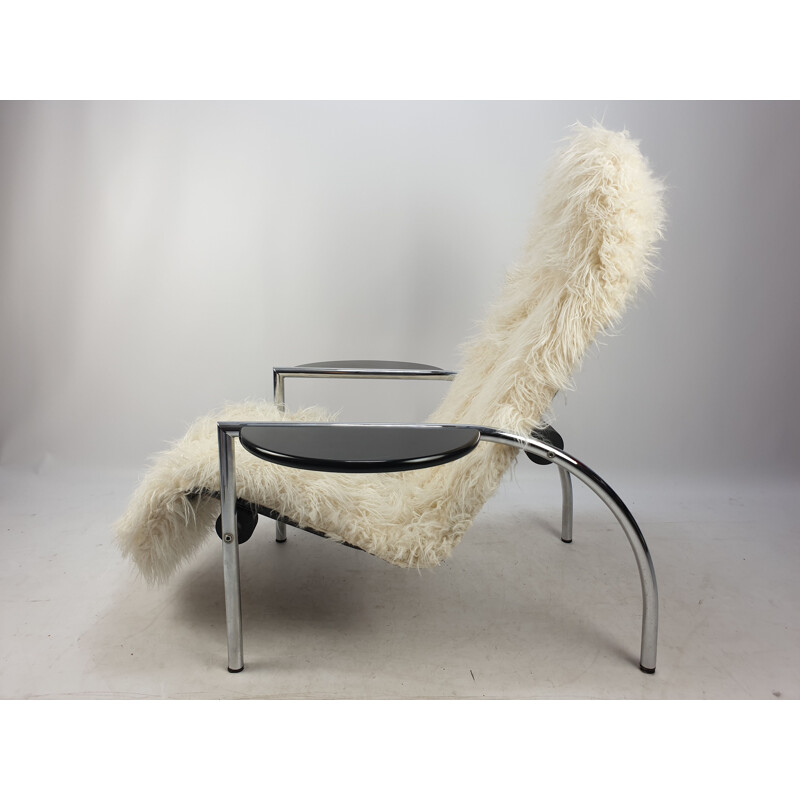 Noe vintage adjustable lounge chair by Ammanati and Vitelli for Moroso, 1980